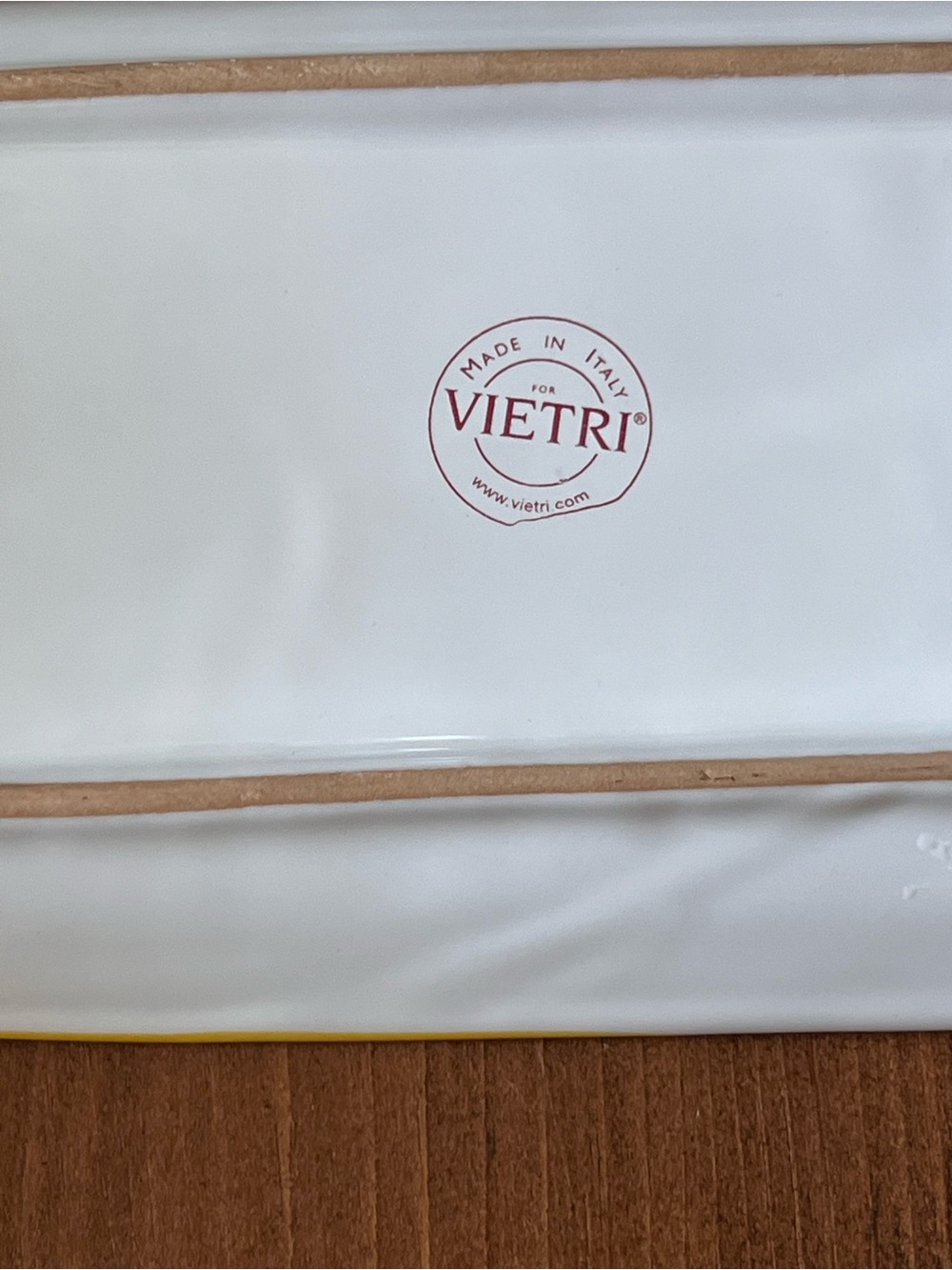 Vietri Italy Ceramic Serving Tray Raffaellesco Dragon @11”x 5” - Picture 4 of 7